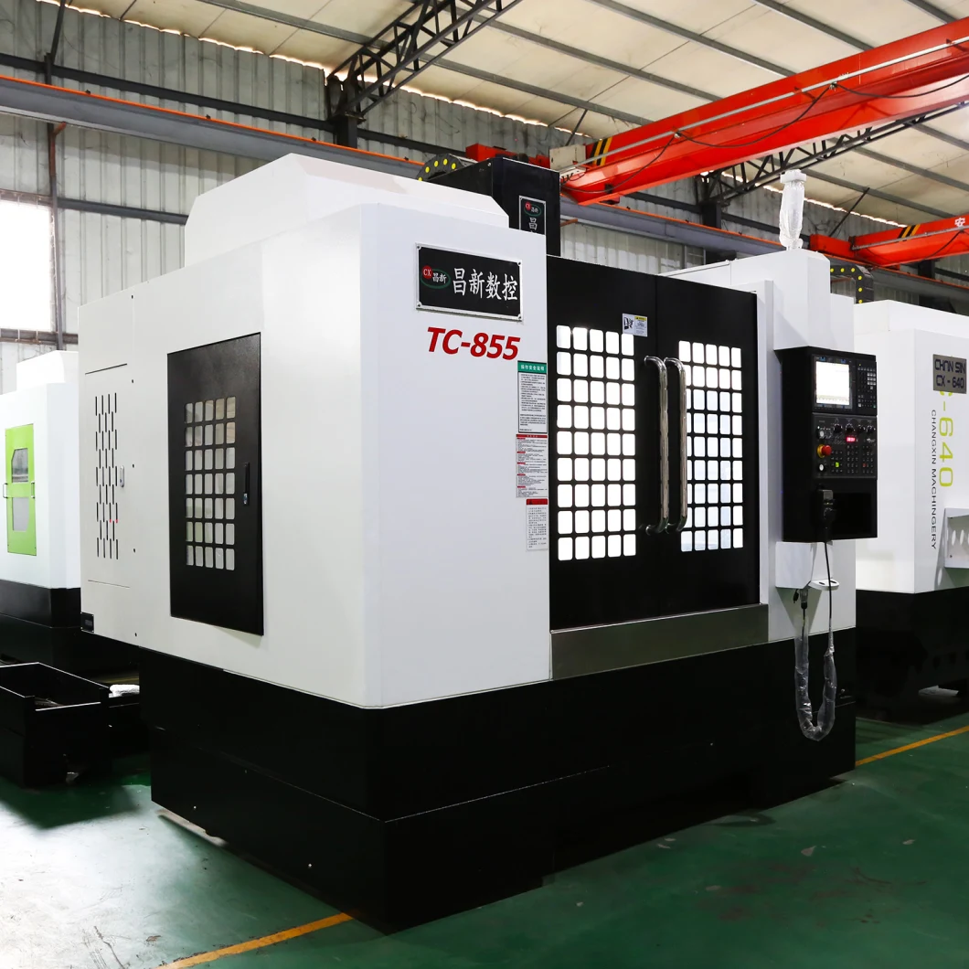 CNC Vertical Milling Machine Center Tc-855 with Fanuc Control